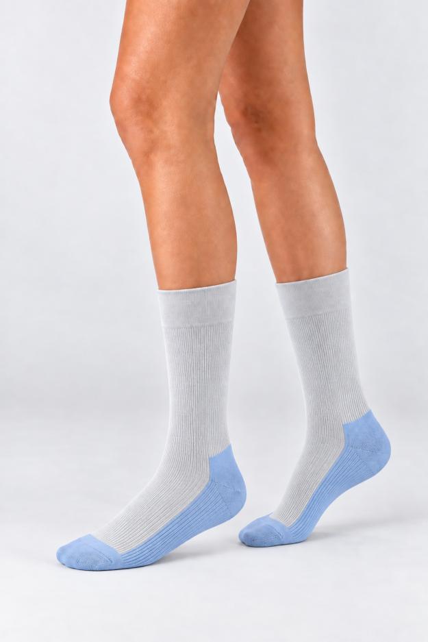 Comfort Care Socks with Copper-Containing Sole Yarn